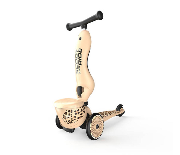 Scoot & Ride Highwaykick 1 Lifestyle Jeździk i hulajnoga 2w1 Leopard - 1109690 - zdjęcie 7